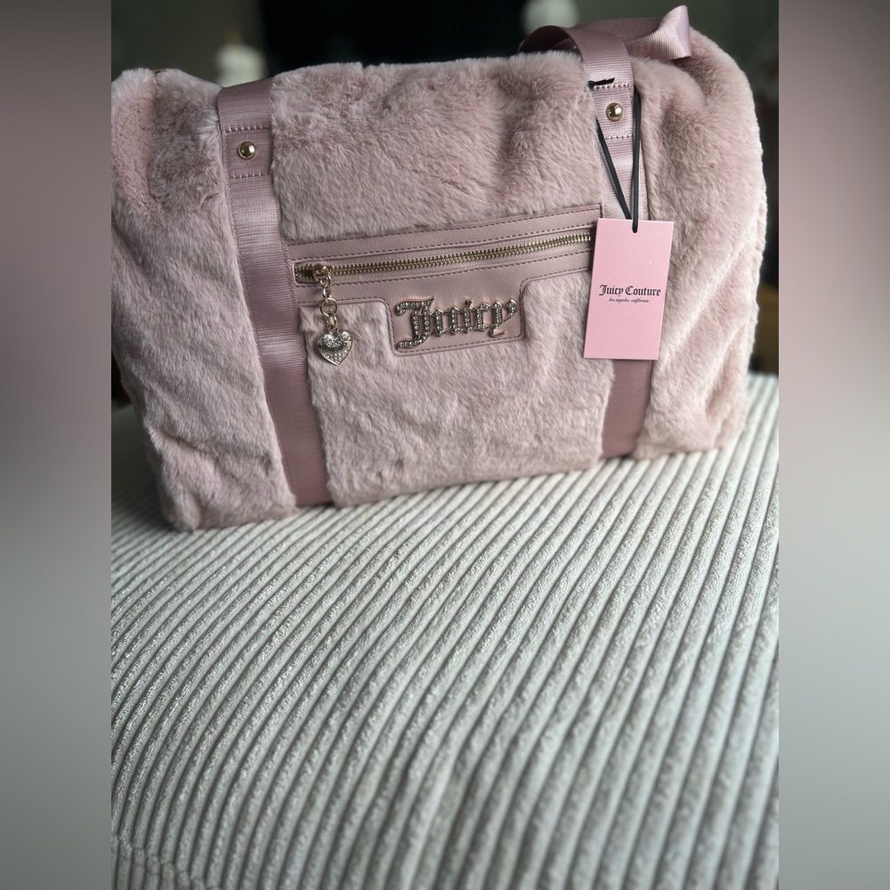 Juicy Couture Fluffy Weekender - Dusty Blush
